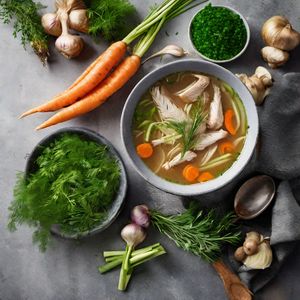 Latvian-style Chicken Soup