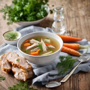 Latvian-style Chicken Soup