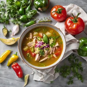 New Mexican Chicken Soup