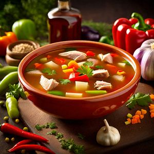 Spanish-style Chicken Soup