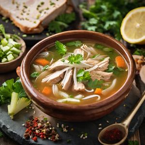 Turkish-Style Chicken Soup