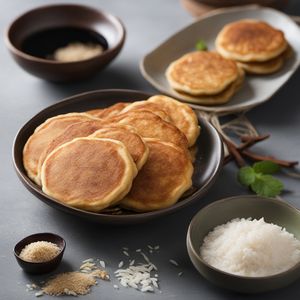 Chinese American Style Coconut Pancakes