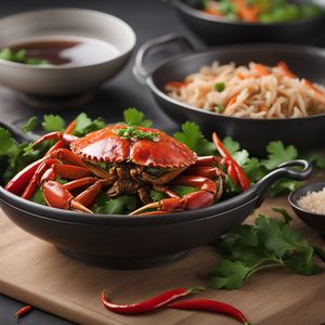 Chinese Mitten Crab Stir-Fry