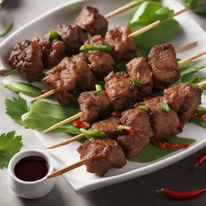 Chinese-style Spicy Lamb Kebabs