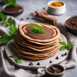 Chocolate Stuffed Paratha