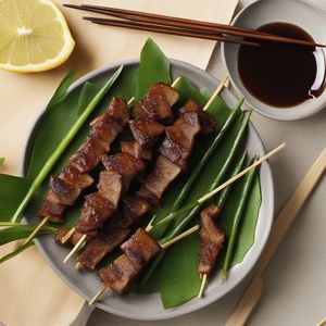 Christmas Island Skewered Goose Liver