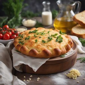 Chvishtari - Georgian Cheese Bread