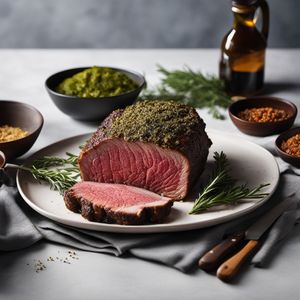 Classic Herb-Crusted Standing Rib Roast