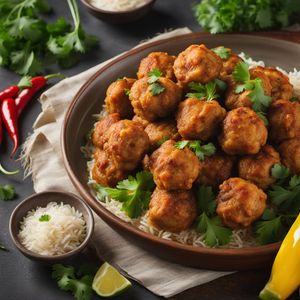 Colombian-style Chicken Meatballs (Albóndigas de Pollo Colombiano)