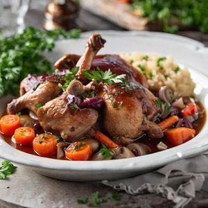 Coq au Vin - Brazilian Style