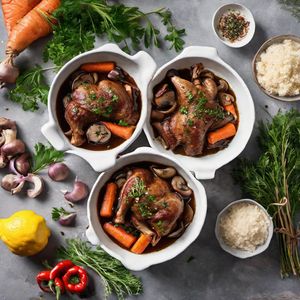 Coq au Vin - Russian Style