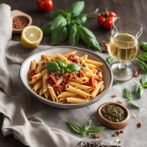 Creamy Tuscan Penne Pasta