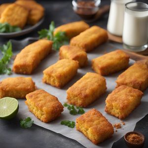 Crispy Cornbread Fritters with Cheese (Cudduruni)