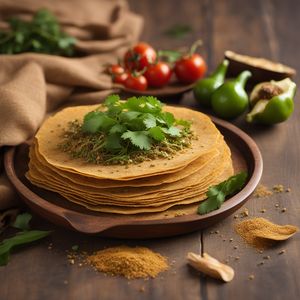 Crispy Masala Papad Delight