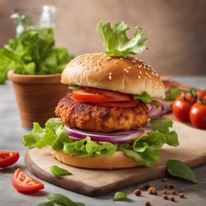 Crispy Nyembwe Chicken Burger