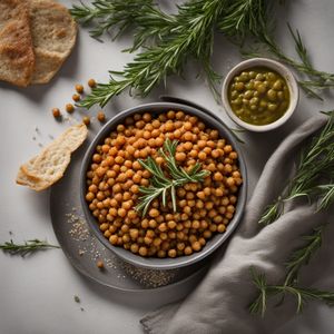 Crispy Rosemary Chickpeas