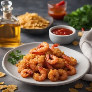 Crispy Shrimp with Corn Flakes