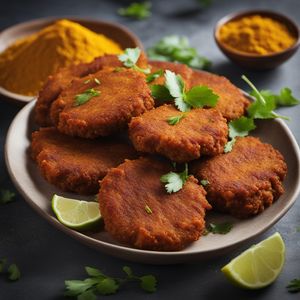 Crispy Spiced Fish Fritters