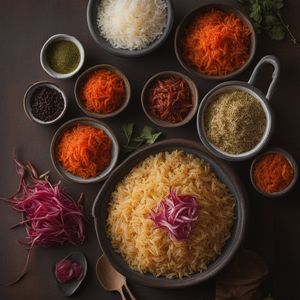 Djiboutian Spiced Rice with Fermented Vegetables