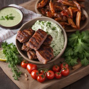 Drusan Kebab with Mediterranean Flavors