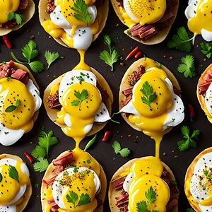 Indo-style Eggs Benedict