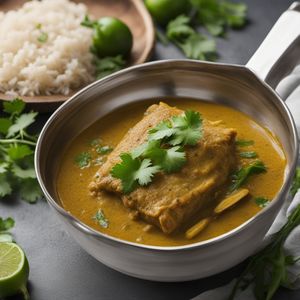 Fijian-style Coconut Hilsa Curry