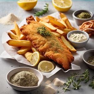 Greek-style Baked Fish and Chips