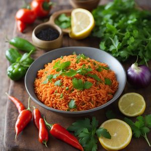 French Guianan Spicy Rice Snack