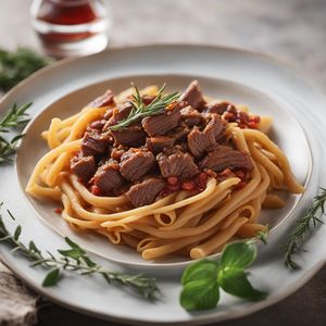 Fuži s Boškarinom (Istrian Pasta with Beef)