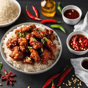 Sichuan-style General Tso's Chicken