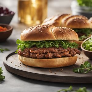 German-style Spiced Pork Sandwich