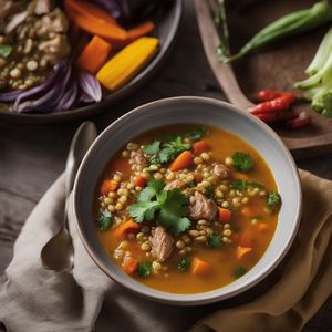 Ghanaian-inspired Barley Soup