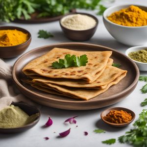Gobi Paratha with Spiced Cauliflower Filling