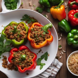 Greek-inspired Stuffed Bell Peppers