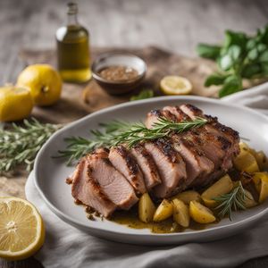 Greek-style Roasted Pork (Apáki)