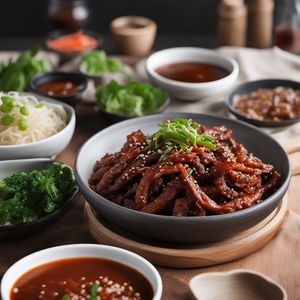 Grilled Beef Intestines with Korean Flavors