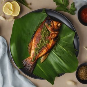 Grilled Fish in Banana Leaves