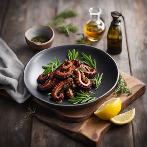Grilled Octopus with Mediterranean Flavors