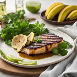 Grilled Swordfish with Banana