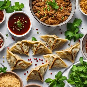 Moroccan-inspired Gyoza