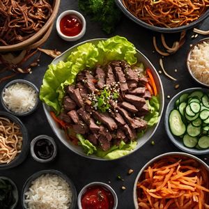 Korean-style Beef Bulgogi Gyros