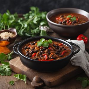 Haitian Black Bean Stew