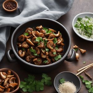 Hakka-style Garlic Mushrooms