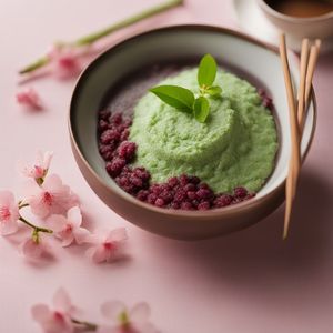 Hanabiramochi with Matcha Cream
