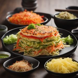 Hiroshima-Style Okonomiyaki with a Twist