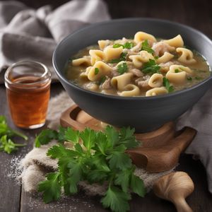 Homemade Cappelletti in Brodo