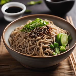 Homemade Hikkoshi Soba with Sesame Sauce