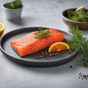 Homemade Nordic Delight: Citrus-Cured Salmon Gravlax