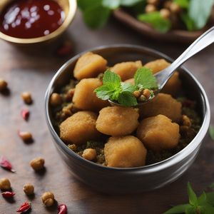 Homemade Panipuri with Tangy Tamarind Chutney