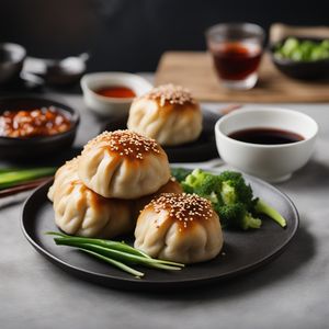 Homemade Steamed BBQ Pork Buns